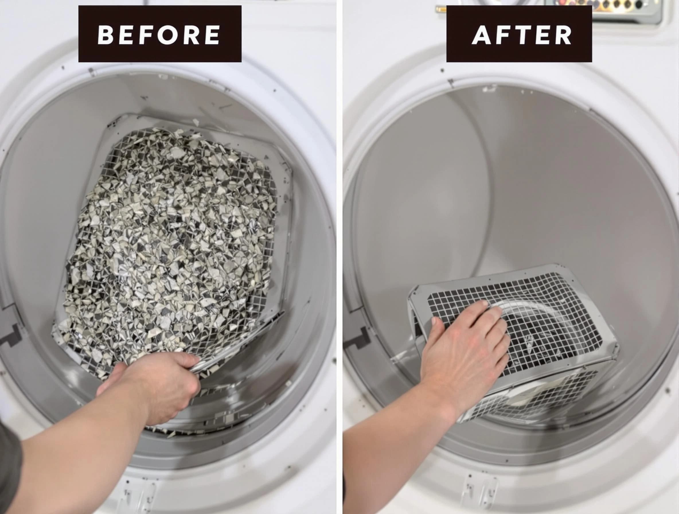 Professional lint trap cleaning by Richland Dryer Vent Cleaning in Richland
