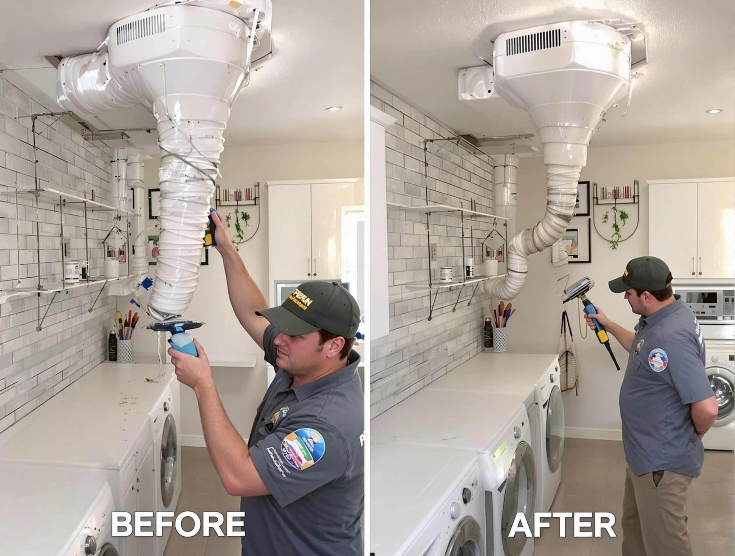 Professional dryer exhaust vent cleaning by Richland Dryer Vent Cleaning in Richland