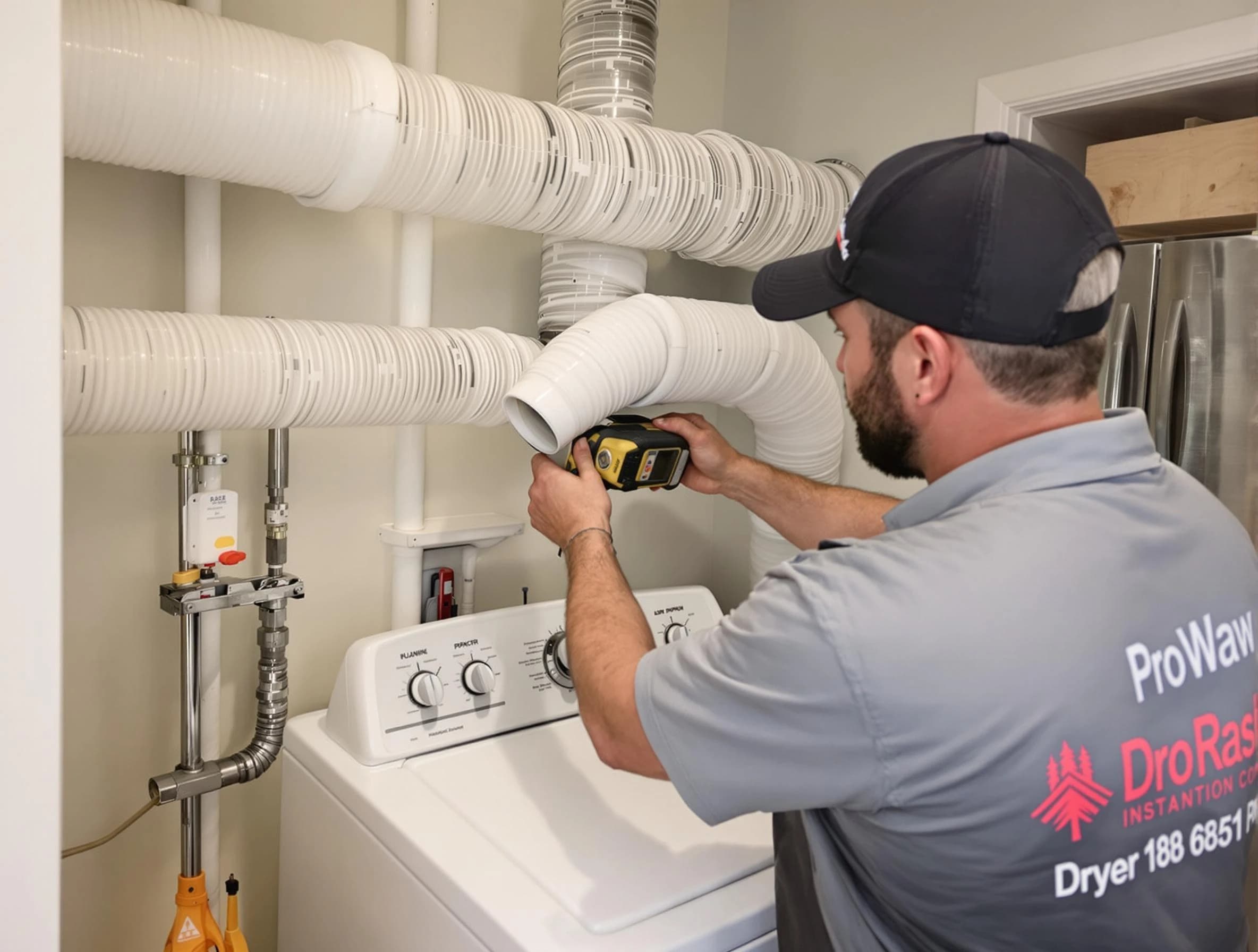 Professional dryer vent hose installation by Richland Dryer Vent Cleaning in Richland