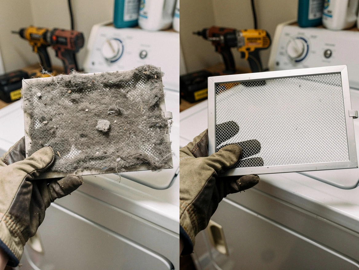 Professional lint trap cleaning by Richland Dryer Vent Cleaning in Richland