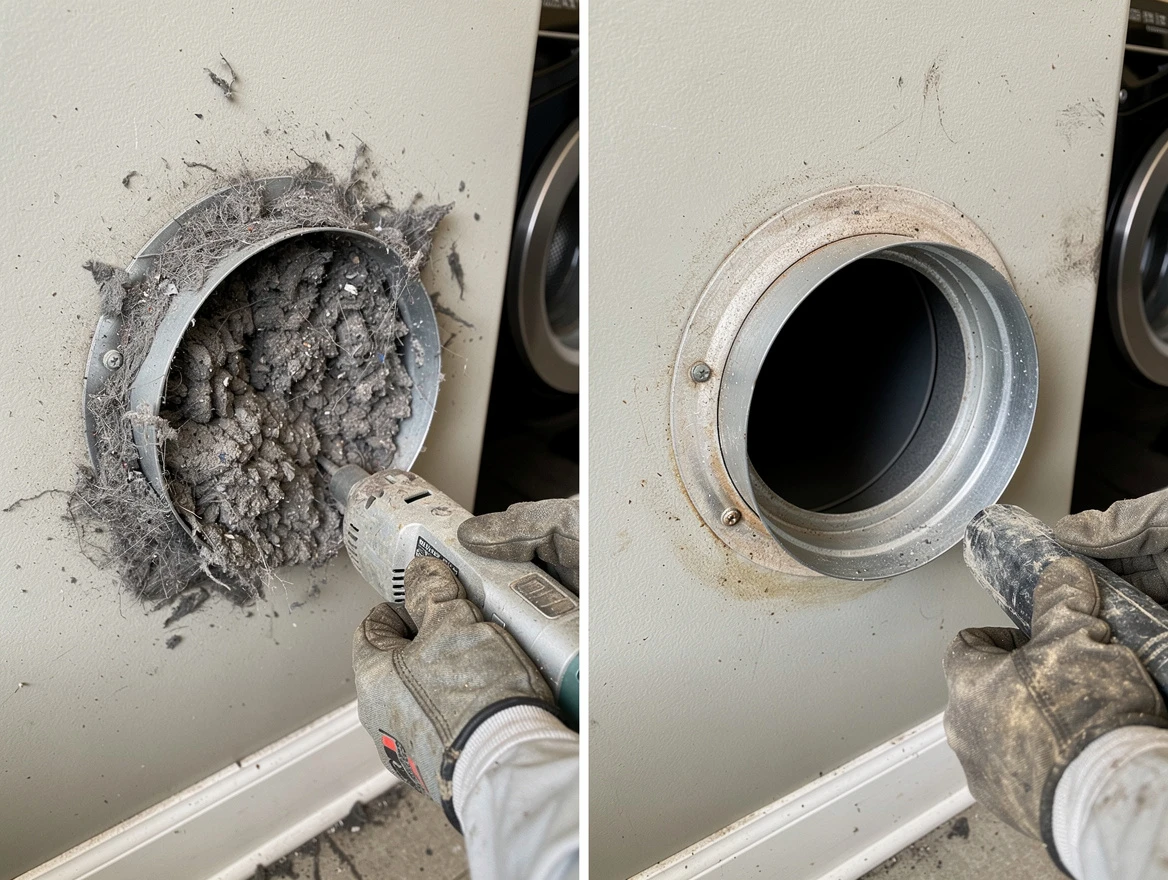 Professional clogged vent cleaning by Richland Dryer Vent Cleaning in Richland