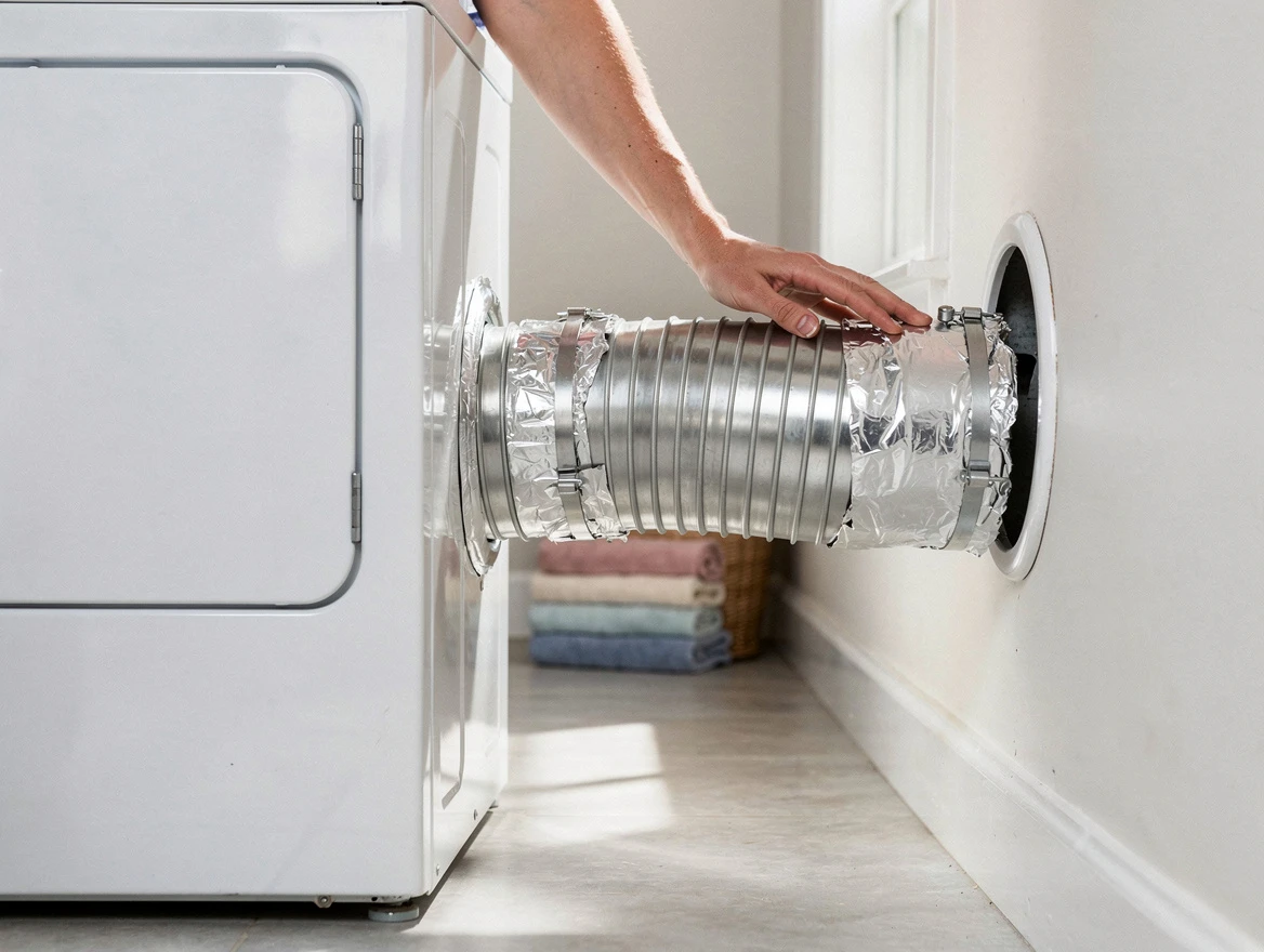 Professional dryer vent hose installation by Richland Dryer Vent Cleaning in Richland