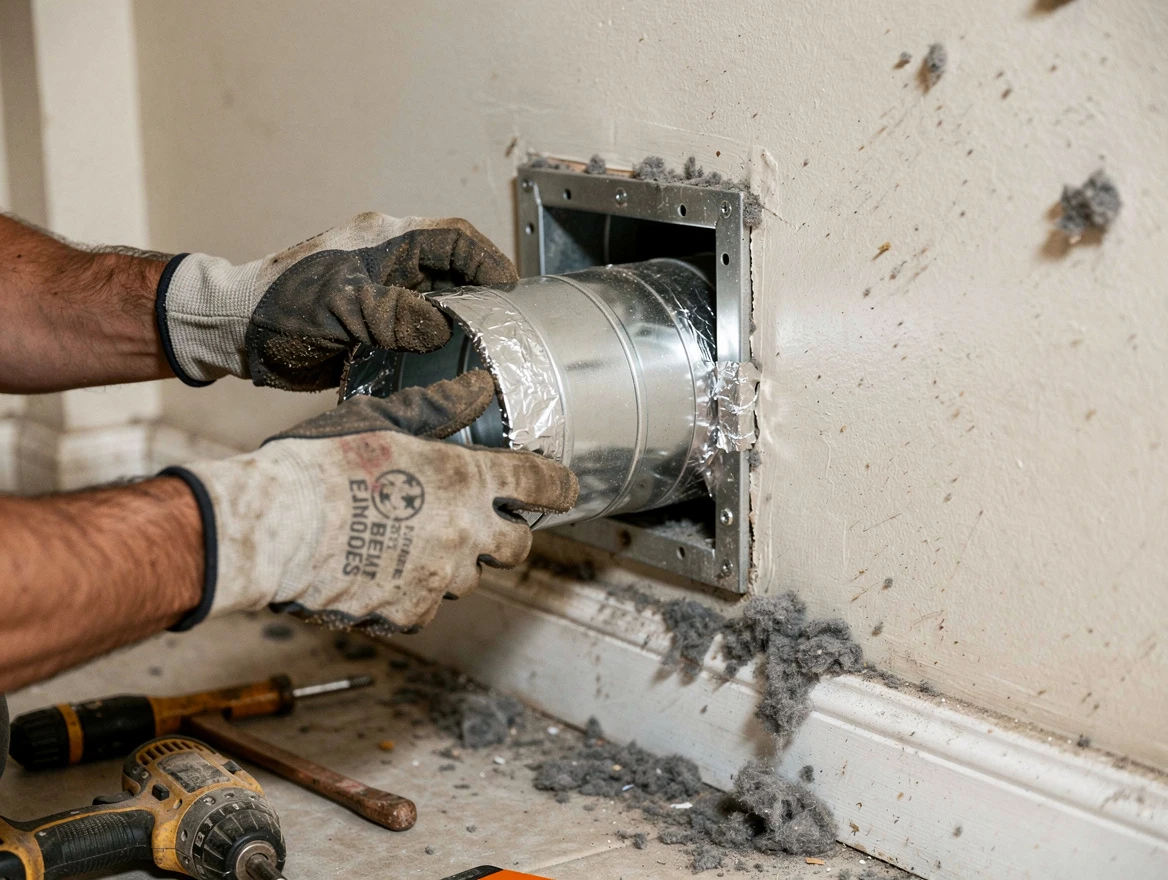 Professional dryer vent repair and installation by Richland Dryer Vent Cleaning in Richland