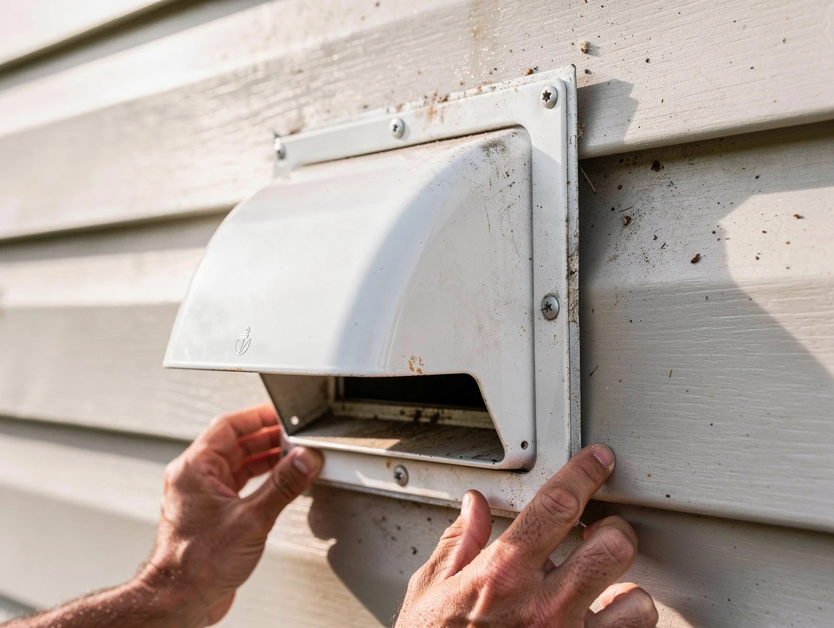 Richland Dryer Vent Cleaning technician delivering thorough residential dryer vent cleaning service in Richland